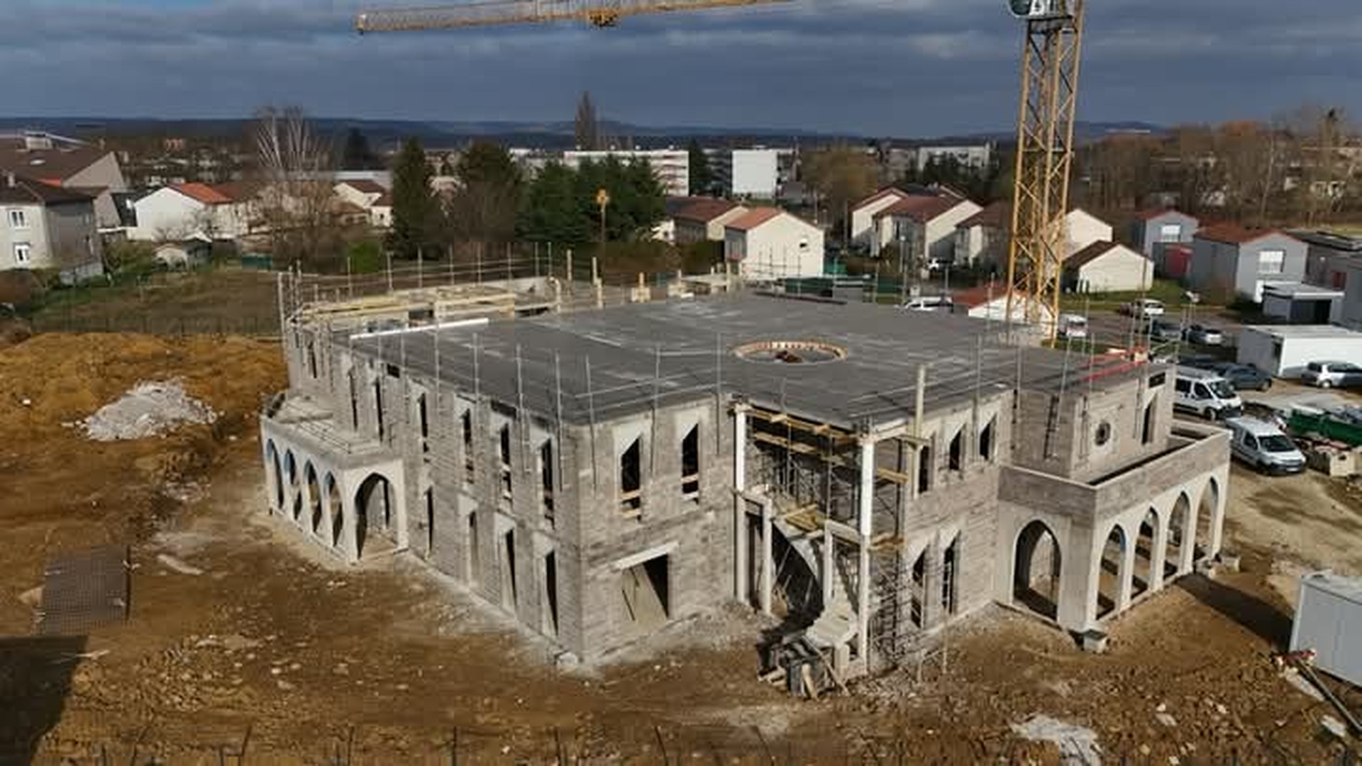 Suivi construction de la mosquée