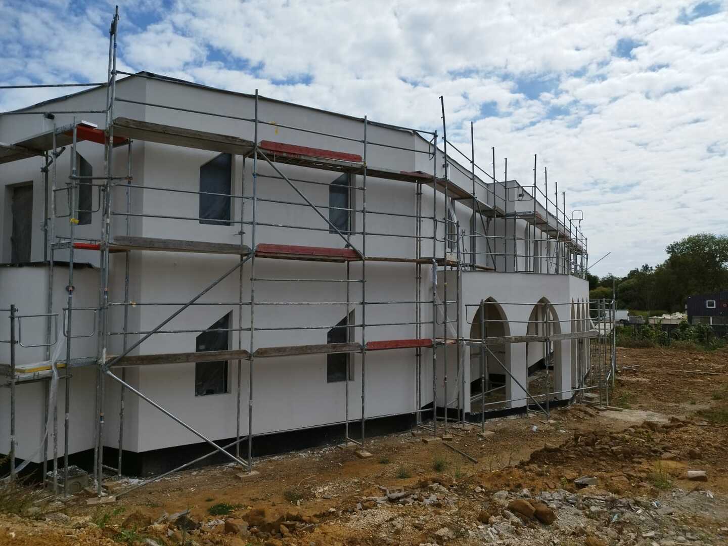 Suivi du chantier de la nouvelle mosquée