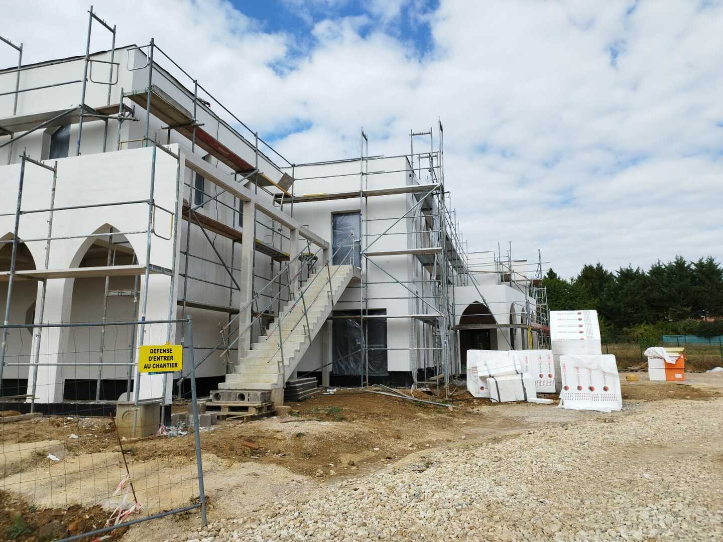 Suivi du chantier de la nouvelle mosquée