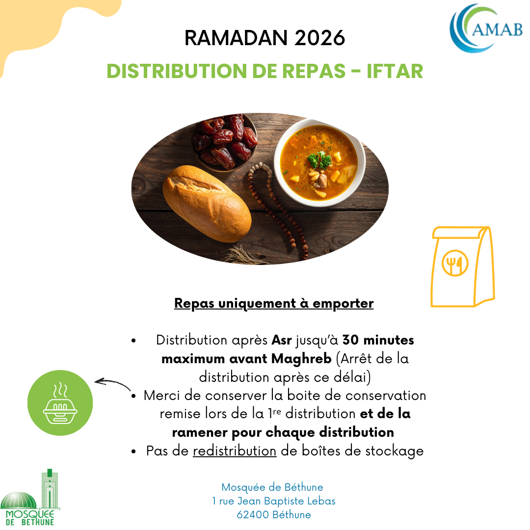 Distribution de repas iftar