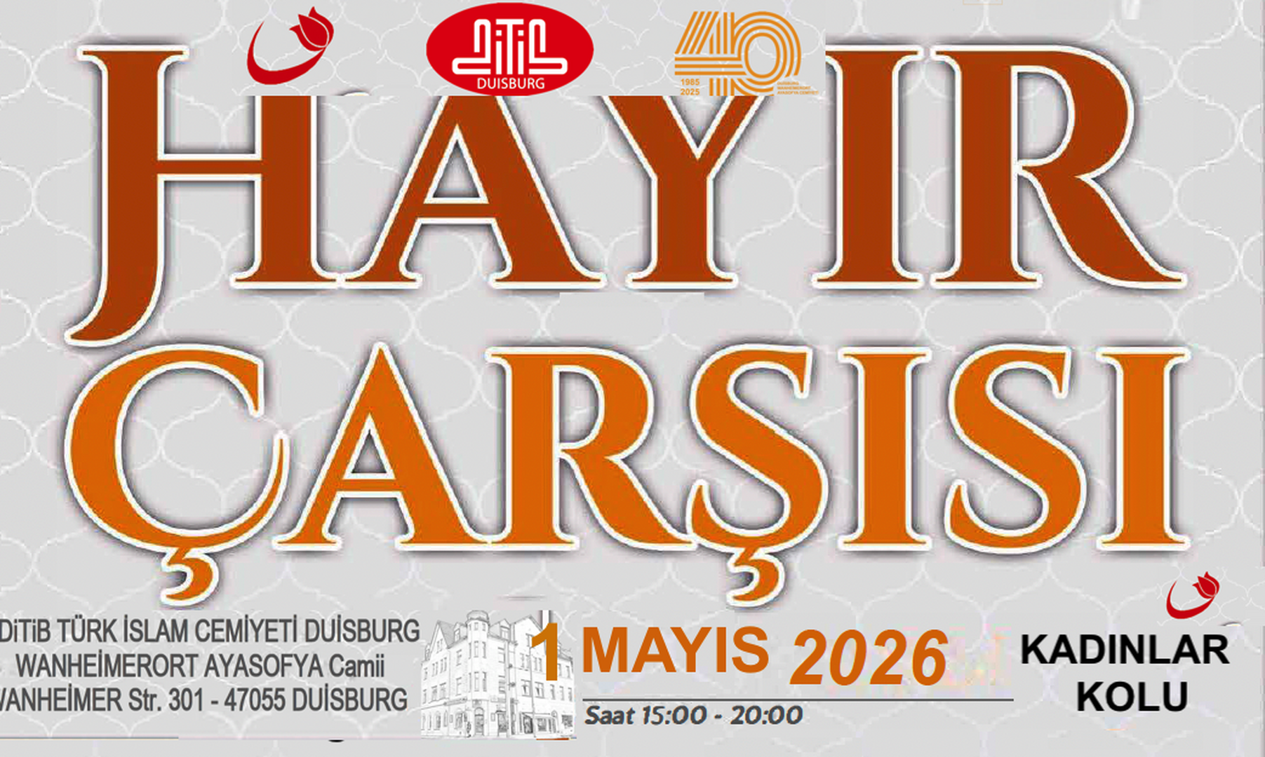 HAYIR ÇARŞISI 2026 1 Mai