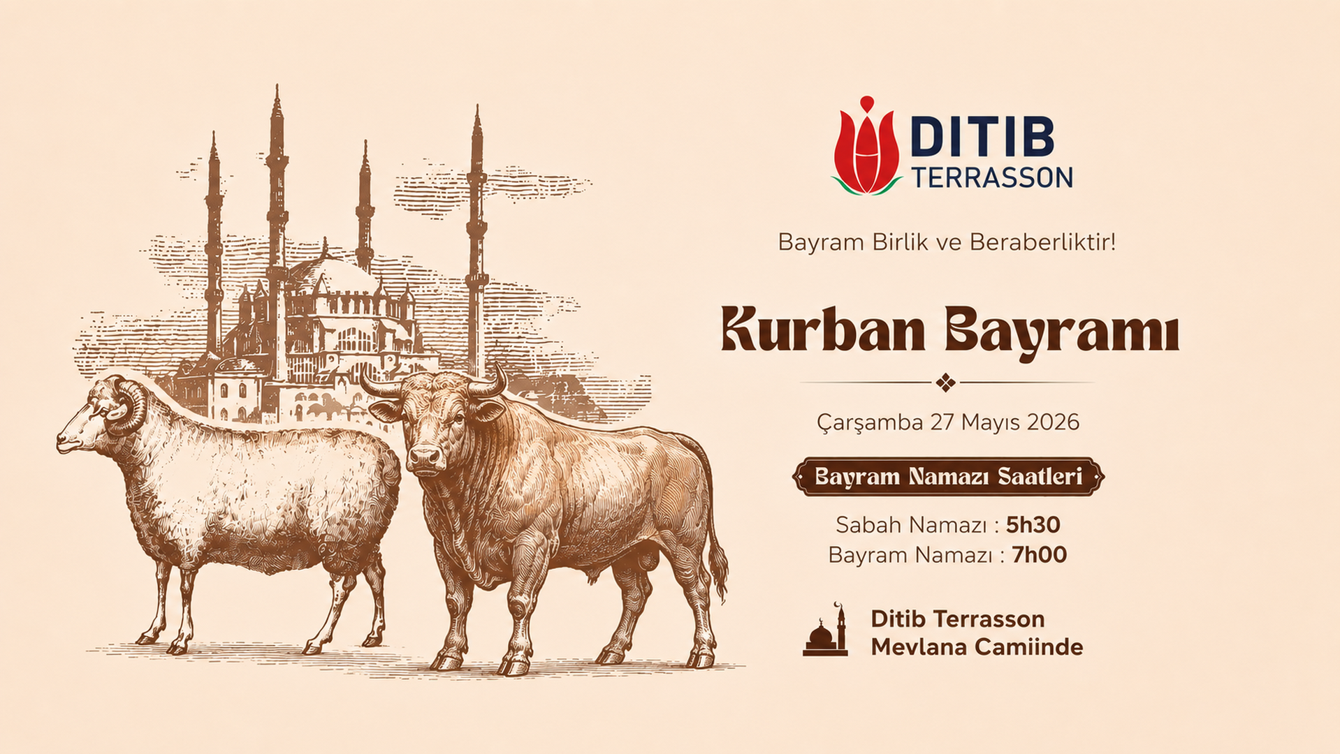 Kurban bayramı 2026