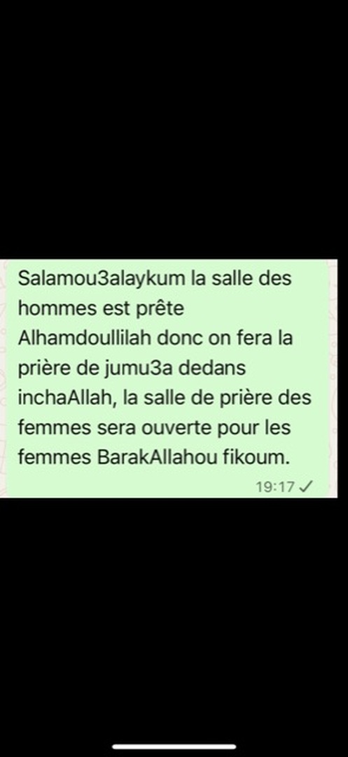 Jumu3a travaux