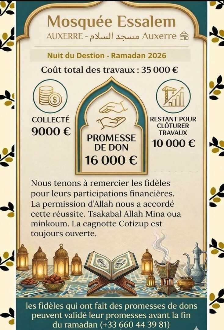 Collecte fin des travaux