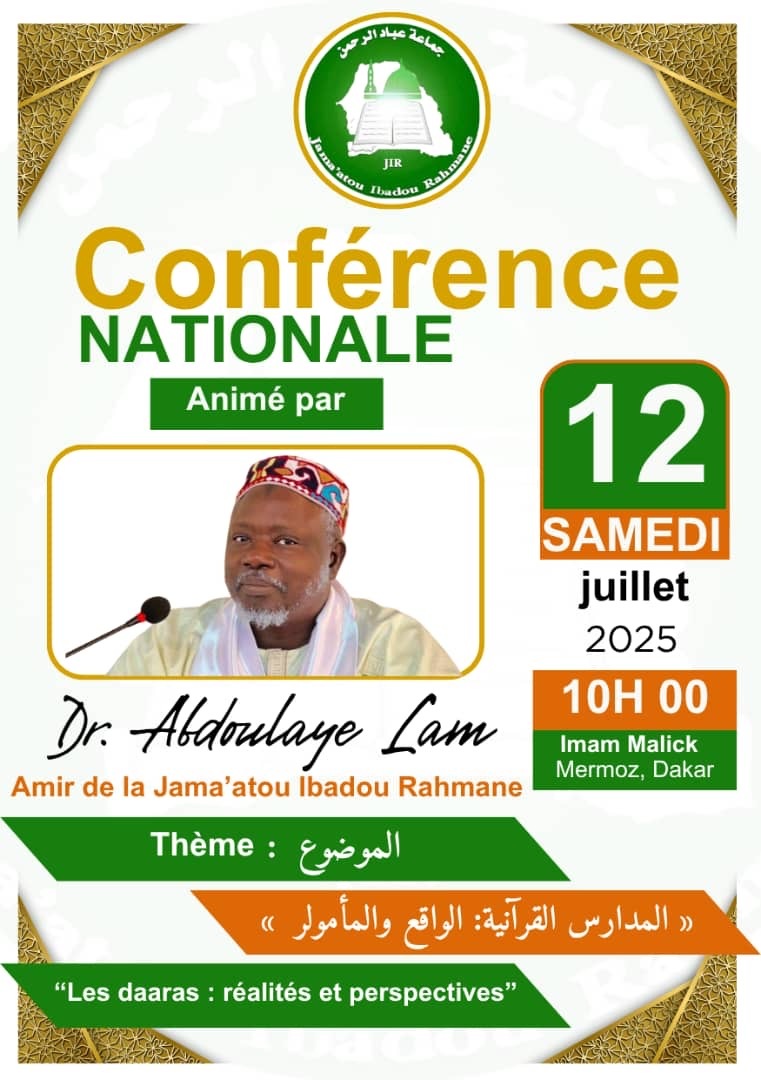 CONFÉRENCE NATIONALE DE LA JIR