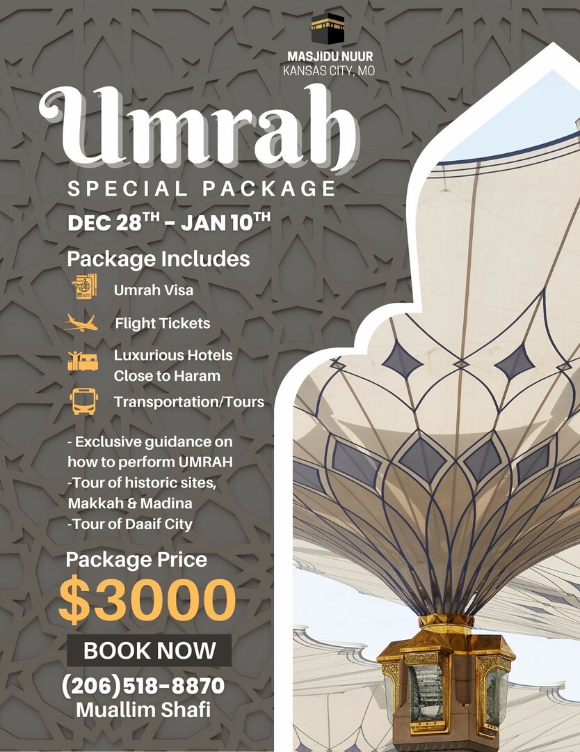 UMRAH ANNOUNCEMENT 2025-2026