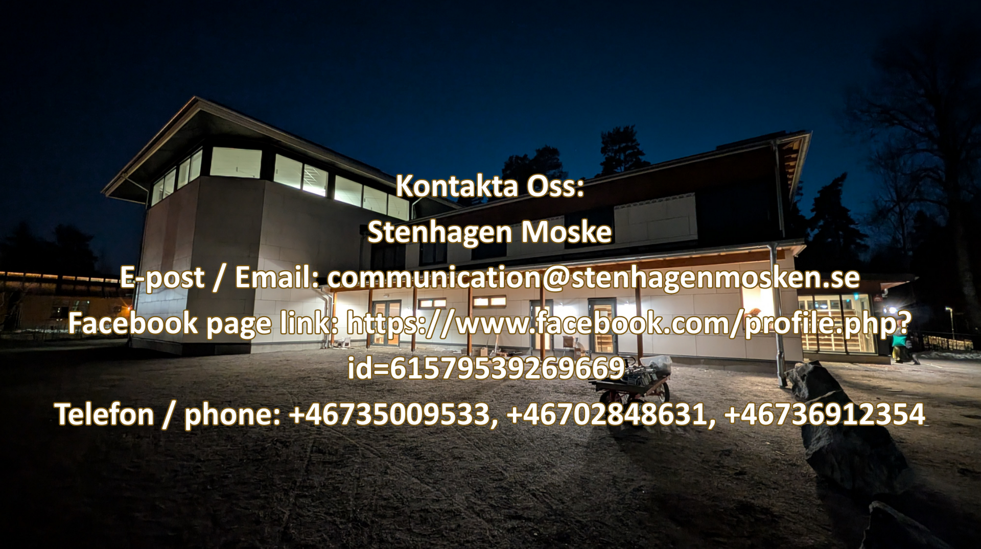 Stenhagen Moske kontact