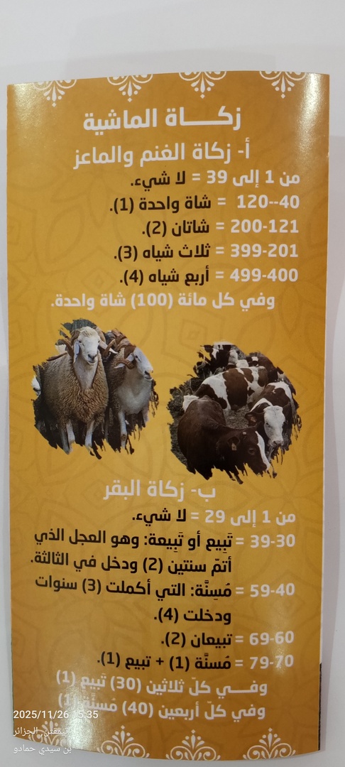 زكاة الماشية