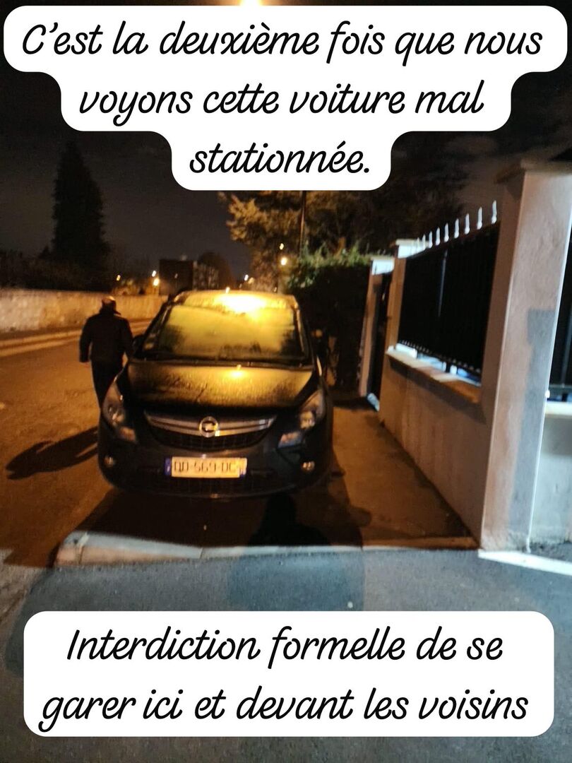 Stationnement sauvage