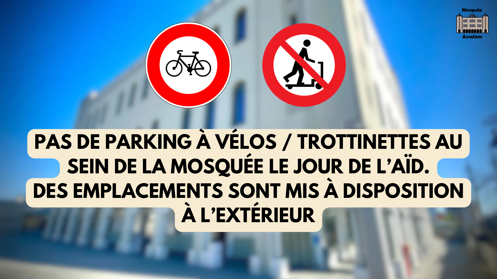 Emplacement Vélos / Trottinettes