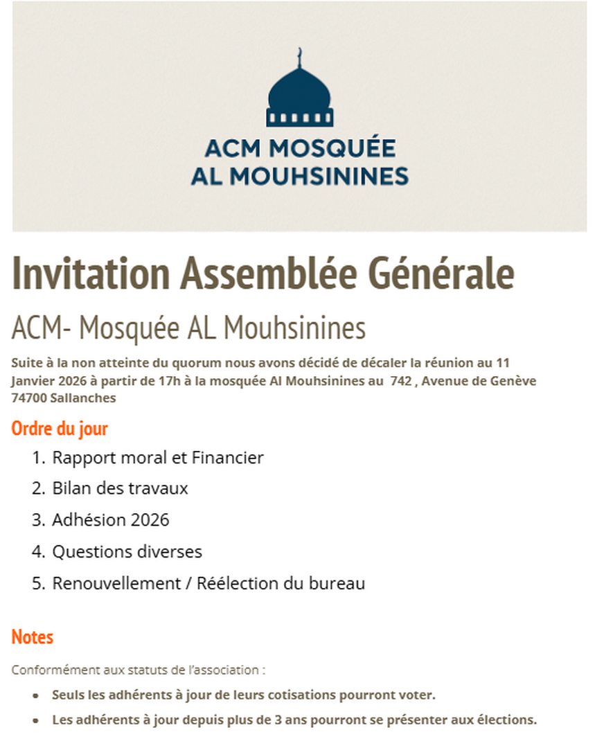 Assemblée Générale