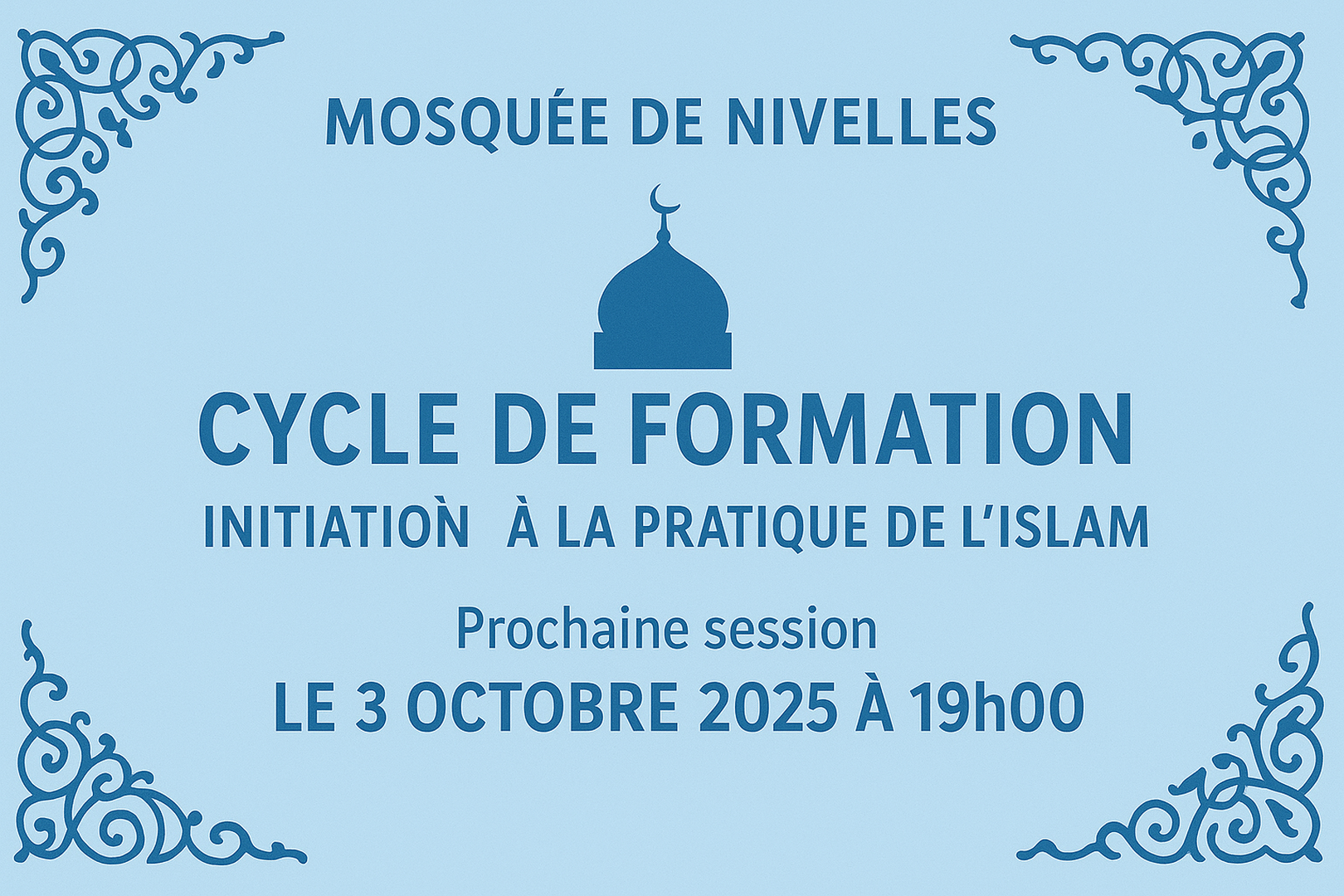 Cour d'initiation à l'Islam