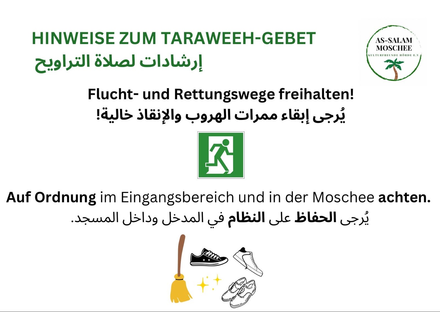 Taraweeh-Gebet Ordnung