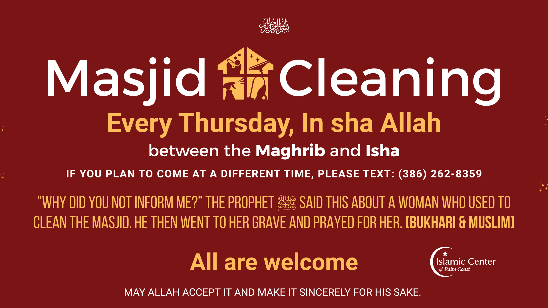 Masjid Cleaning Night