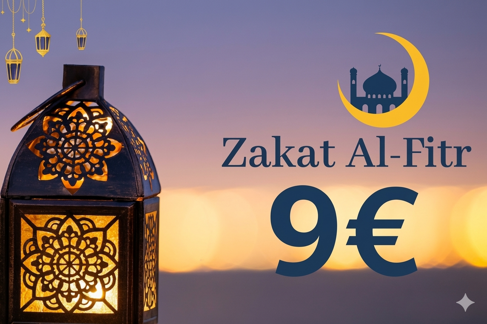 Zakat al-Fitr : 9 € par personne
