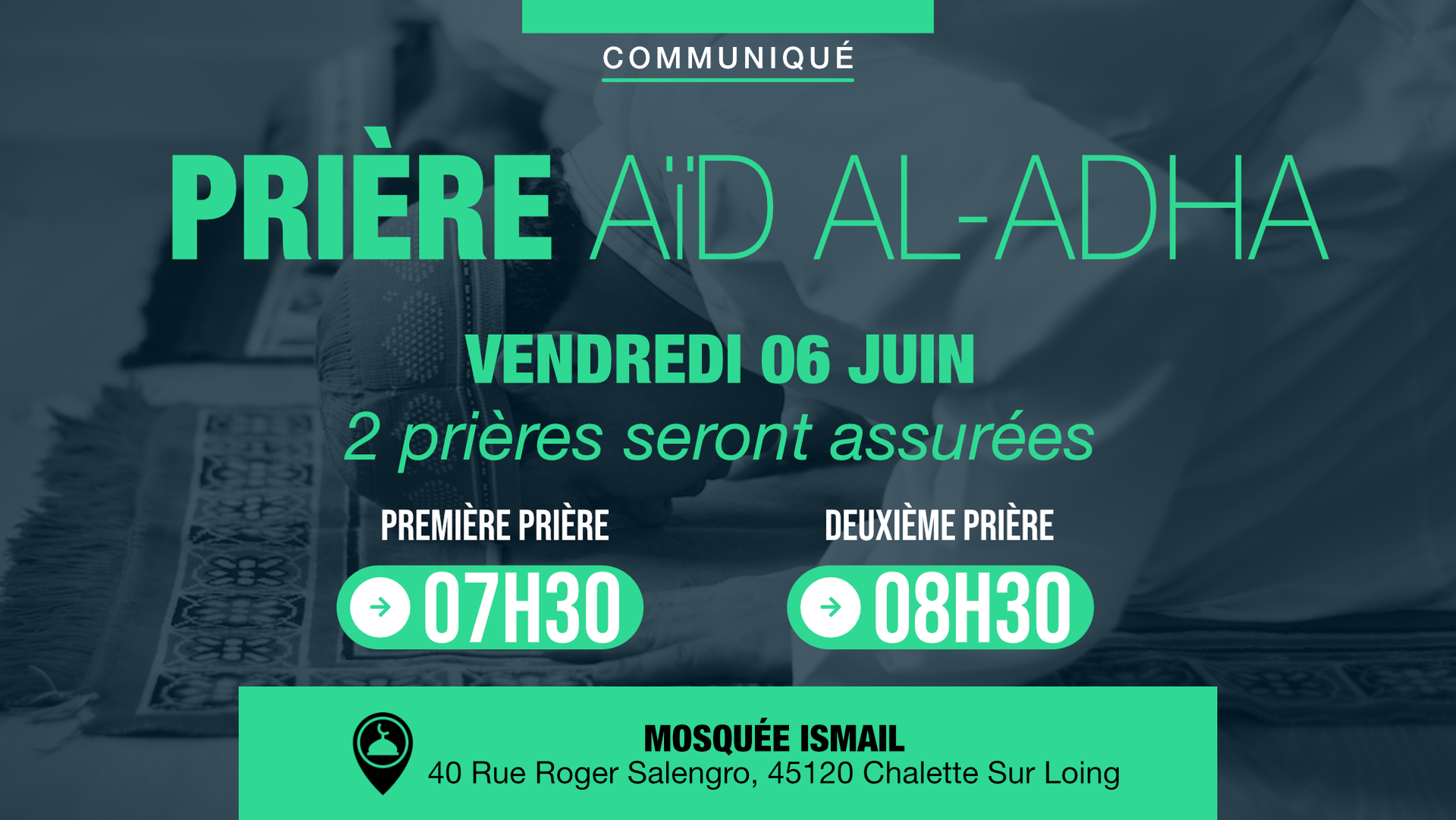 Salât de l’aid à la mosquée