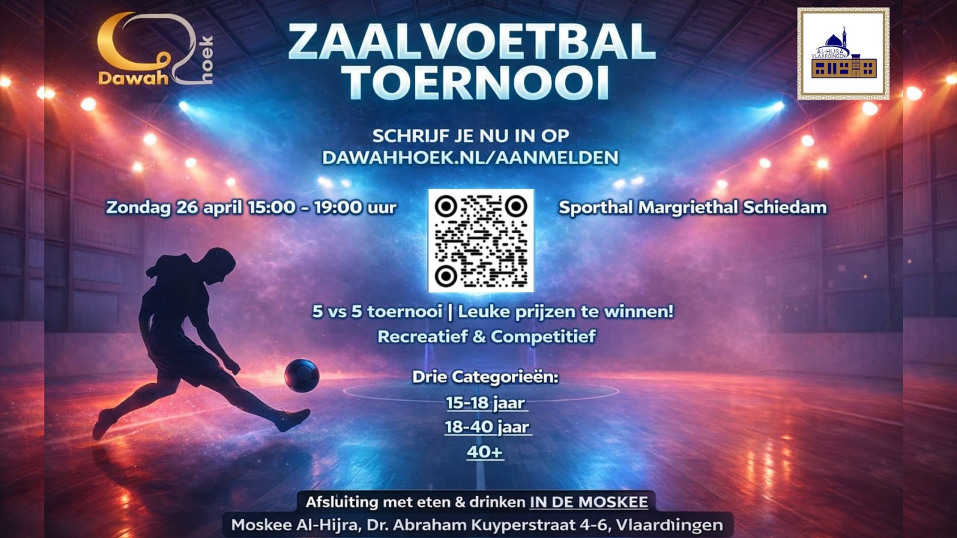 Zaalvoetbal toernooi
