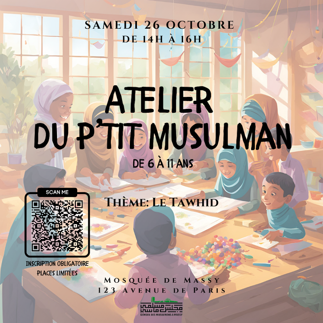 26/10:Atelier petits musulmans (6-11 ans