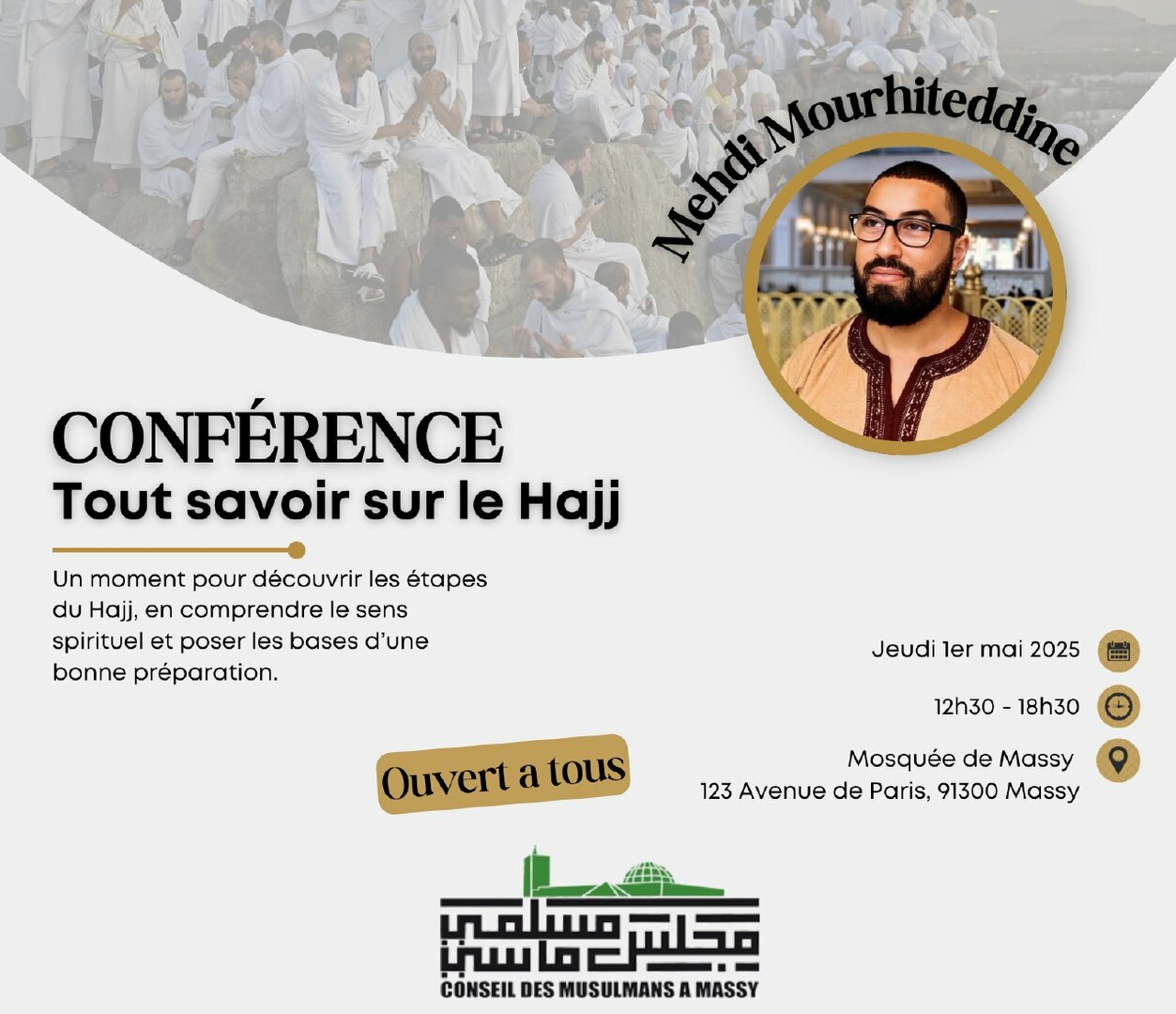 Jeudi 01/05: "tout savoir sur le hajj"