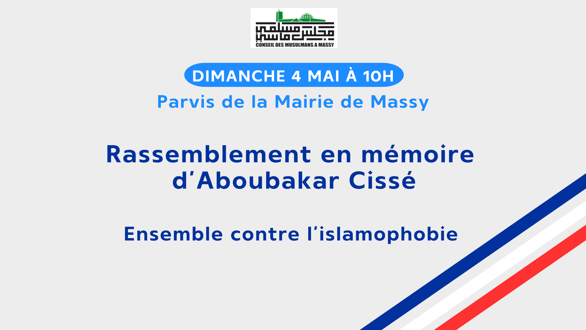 Dim 04/05 10h: Rassemblement à la Mairie