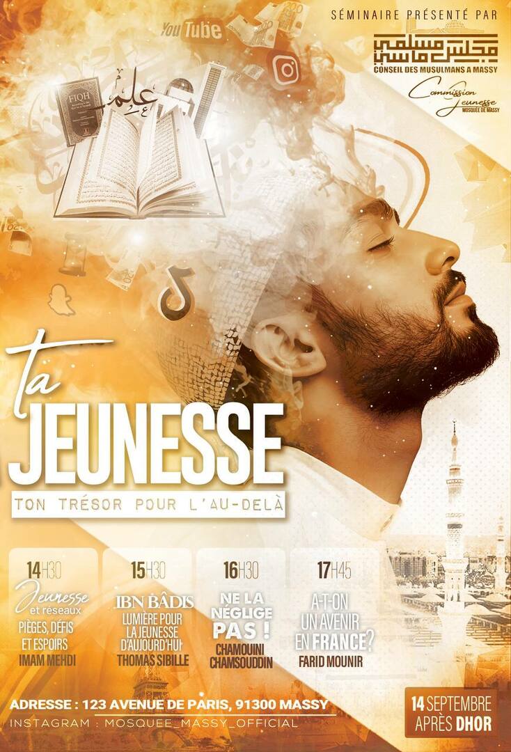 Dim 14/09: séminaire "Ta jeunesse..."