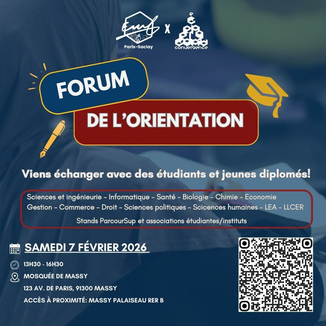 Sam 07/02: Forum de l'Orientation