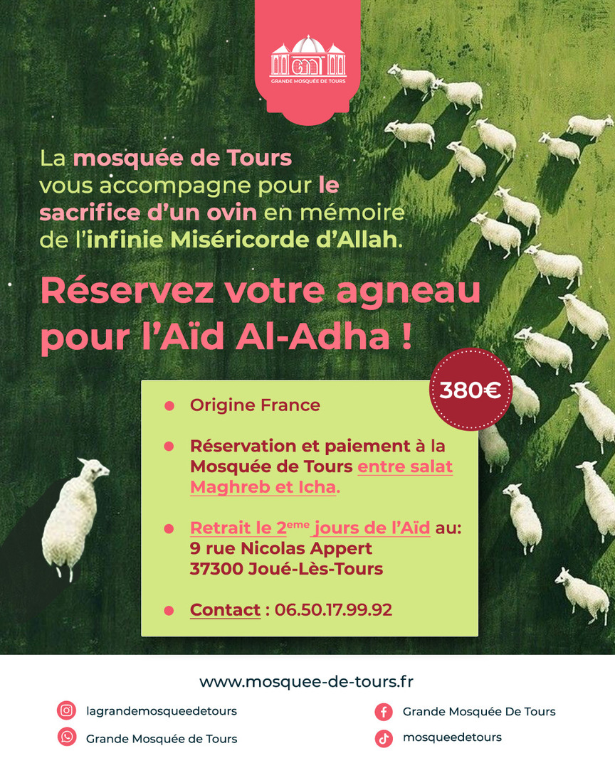 Réservez votre agneau pour l’Aïd Al Adha