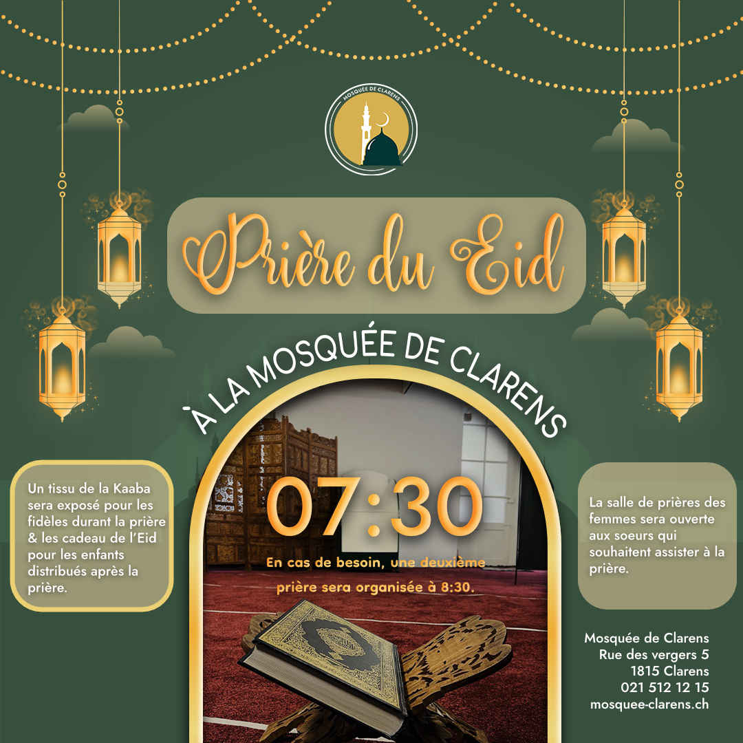 Prière de l’Eid à la mosquée de Clarens