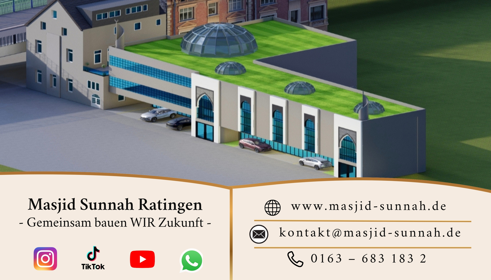 Folge uns auf Social Media