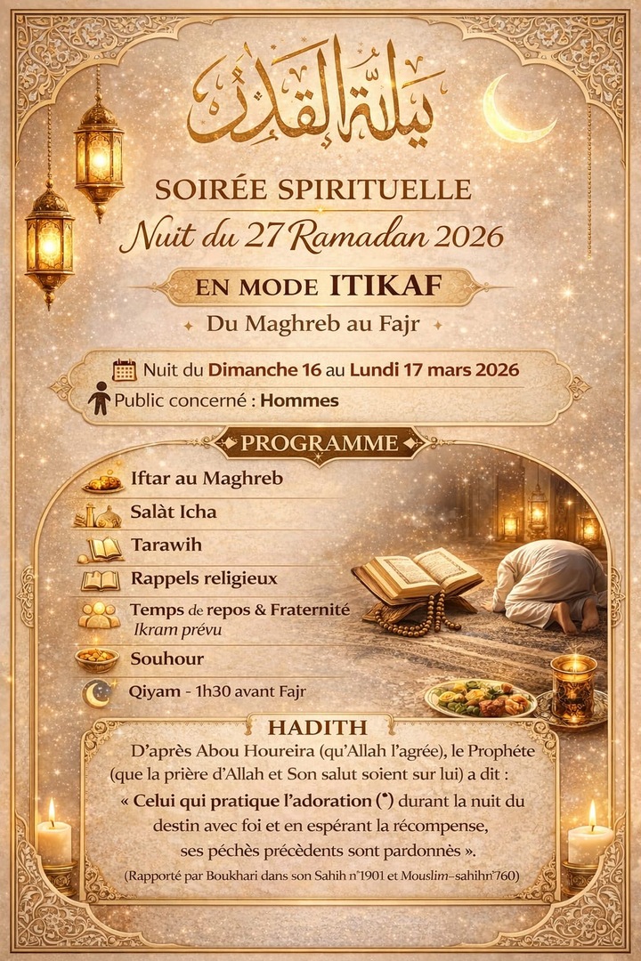 Soirée spirituelle