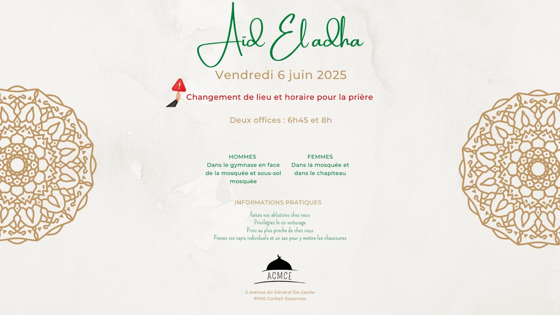 Aïd EL ADHA