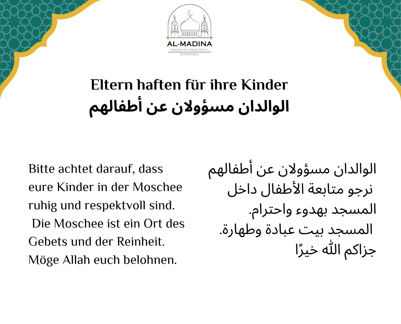 Eltern haften für ihre Kinder