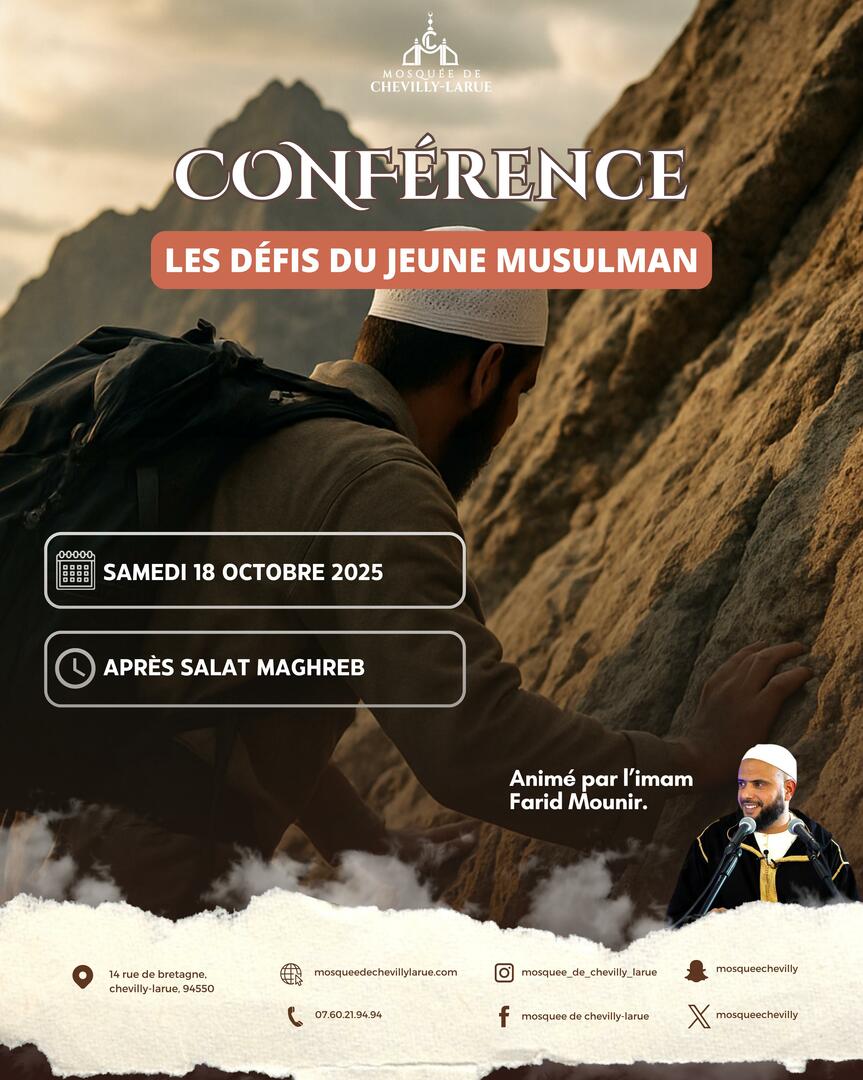 "Les défis du jeune musulman" - Samedi