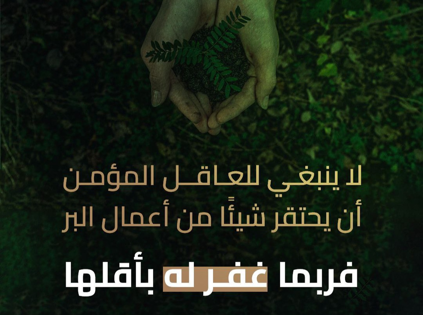 لا تحتقر معروفا