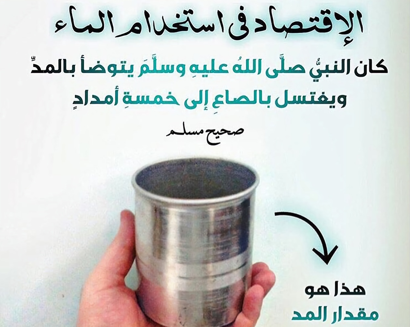 الاقتصاد في الماء في الوضوء والغسل