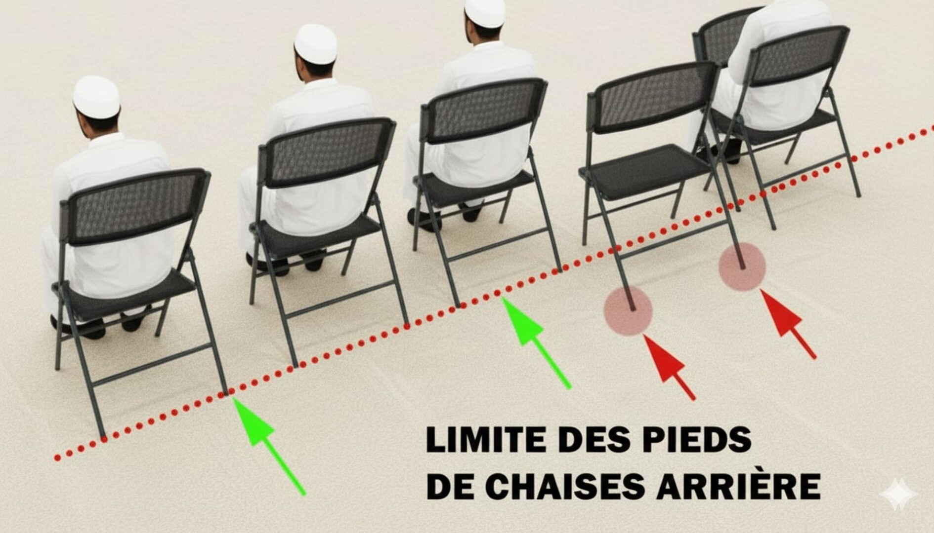 LIMITE A RESPECTER POUR LA PRIERE
