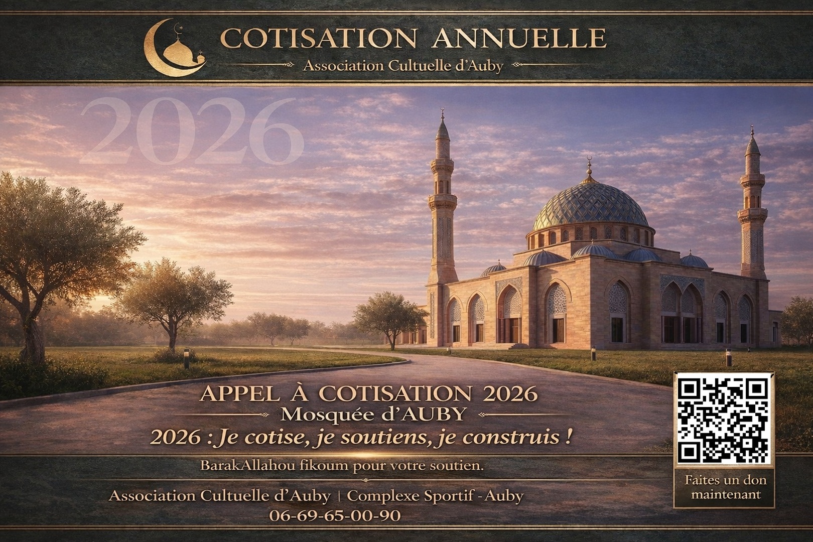 COTISATION MOSQUEE 2026