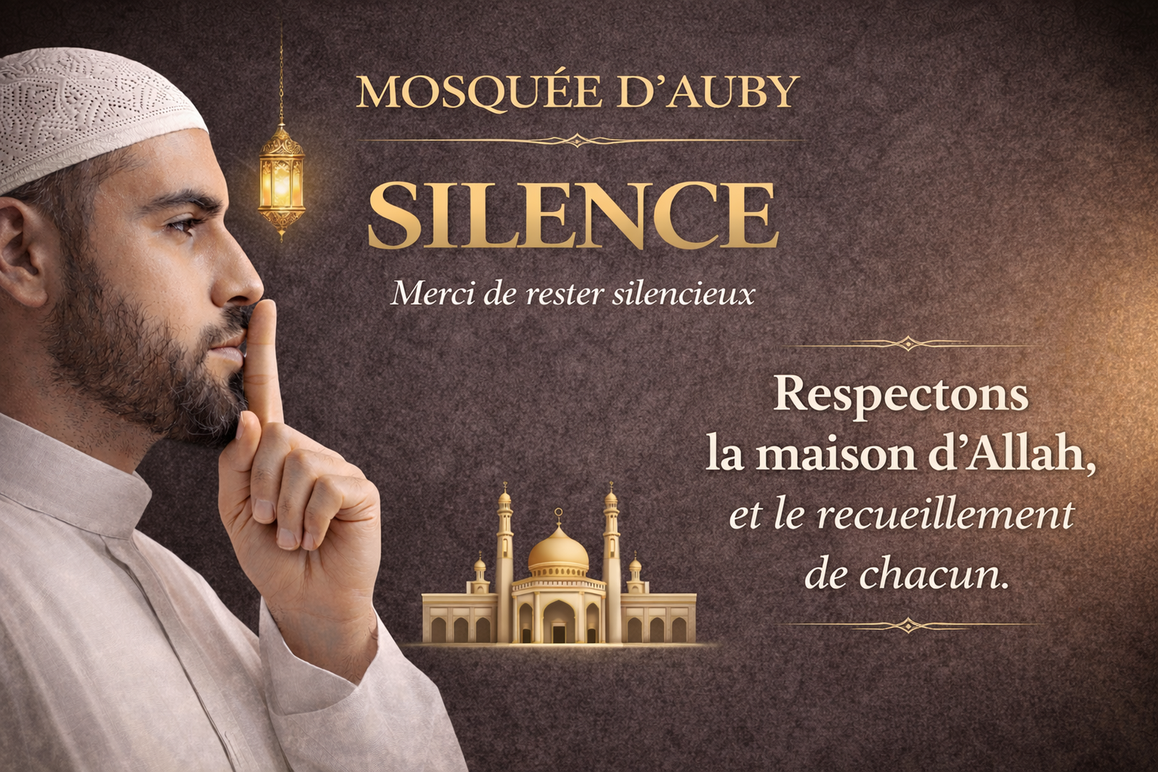 RESPECT DE LA MOSQUEE