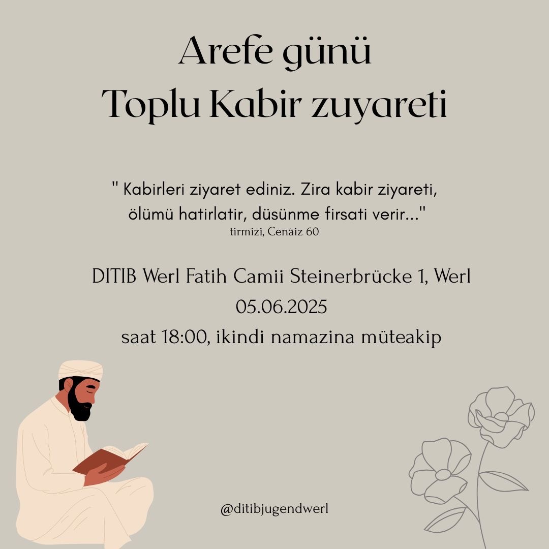 Arefe Günü Toplu Kabir Ziyareti