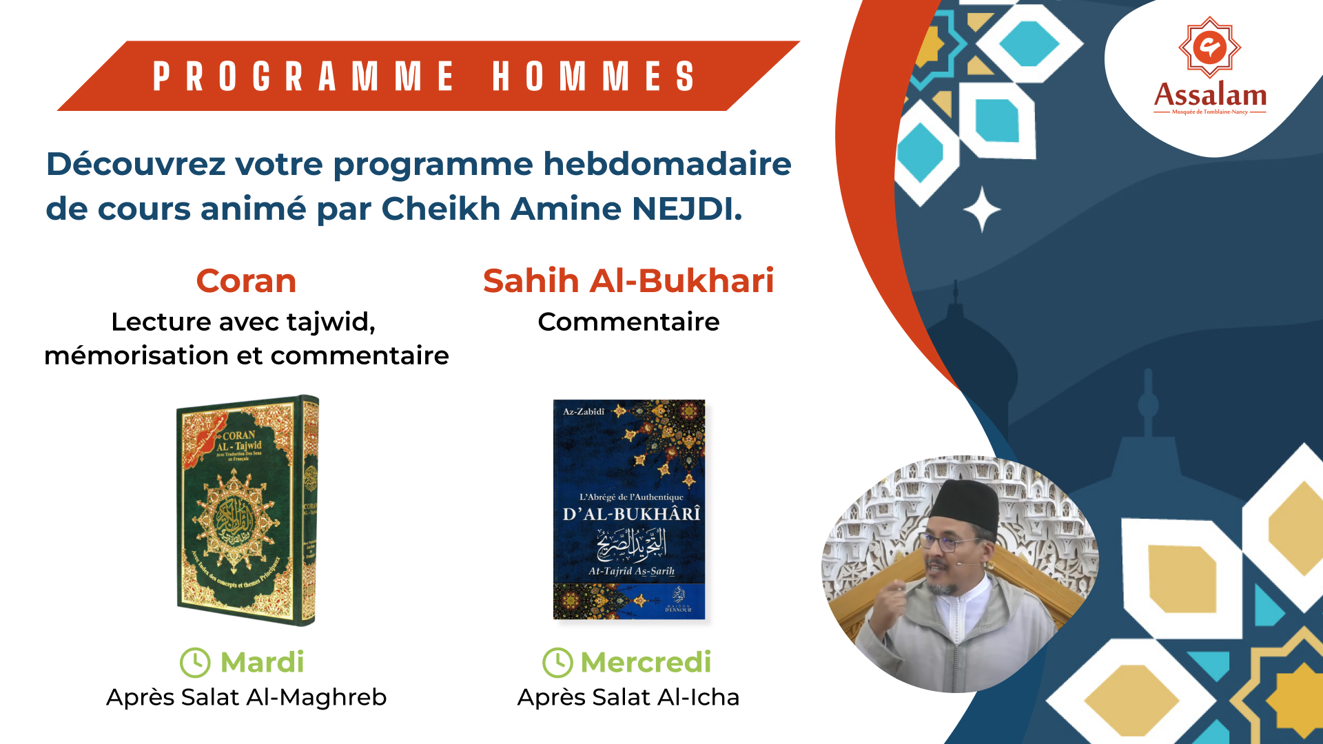 Programme Cours Hommes