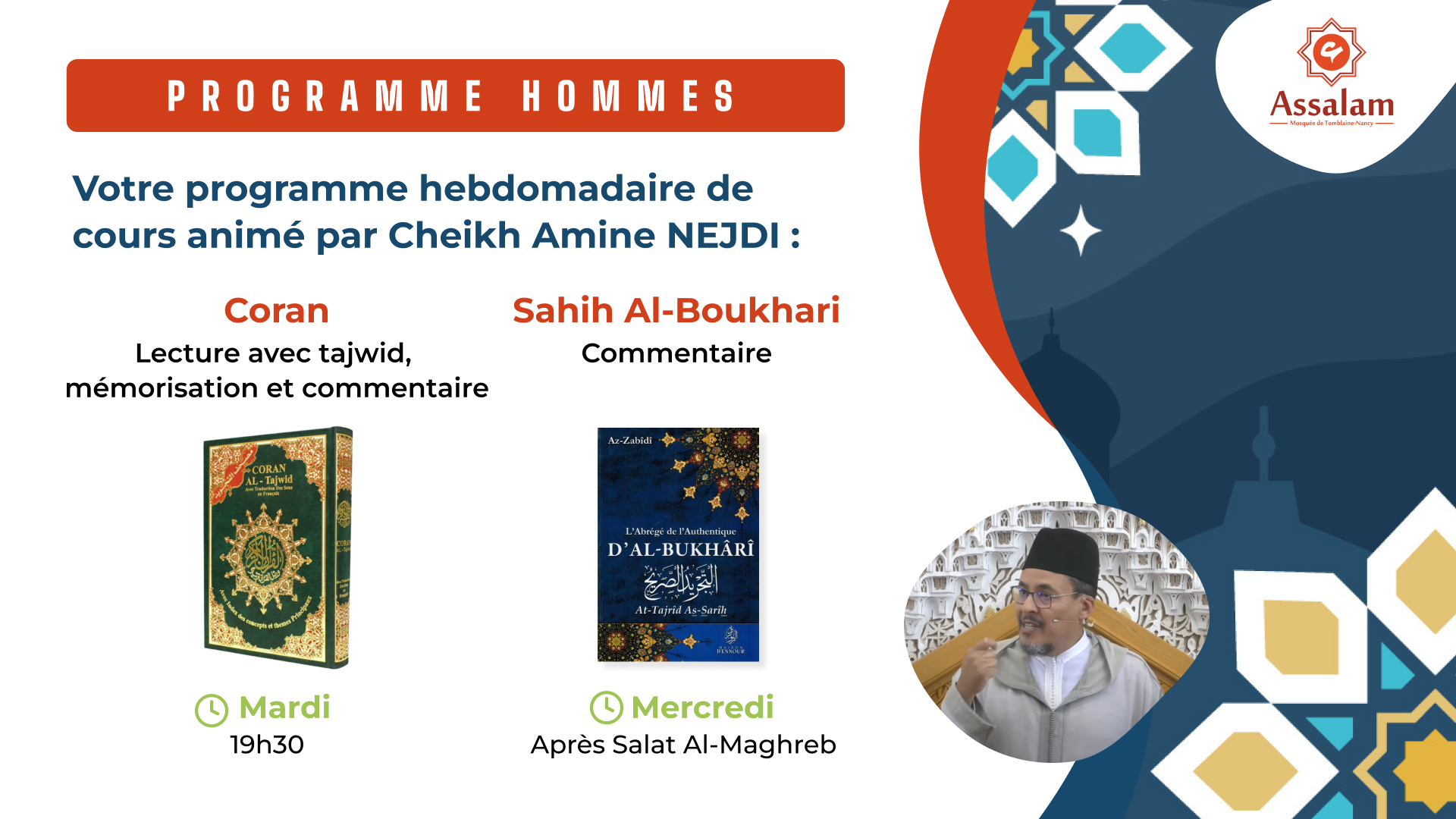 Programme Cours Hommes