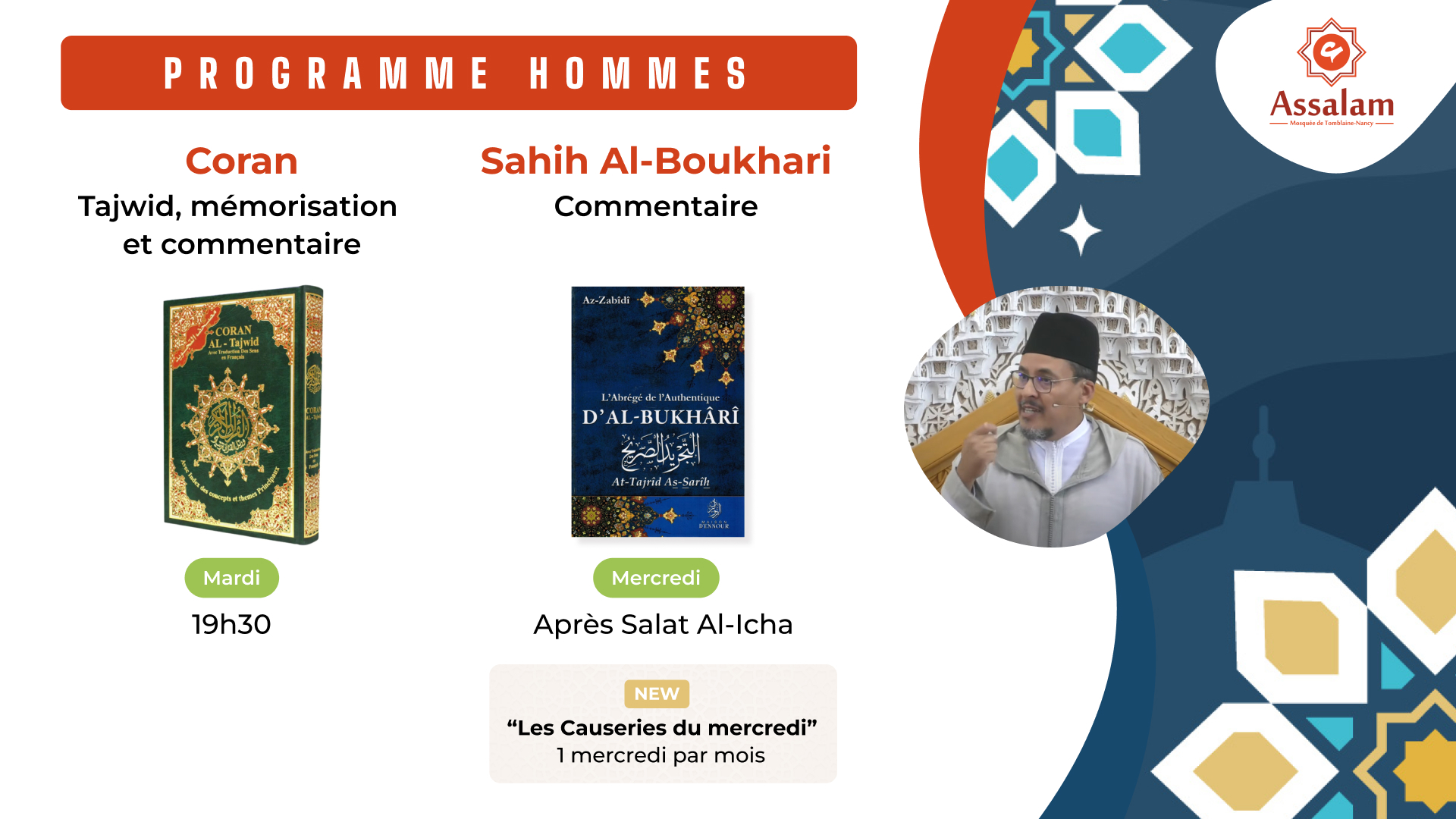 Programme Cours Hommes