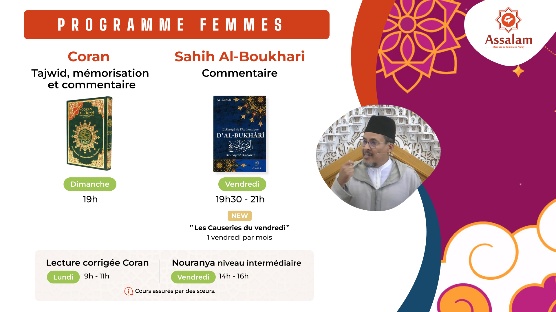 Programme Cours Femmes