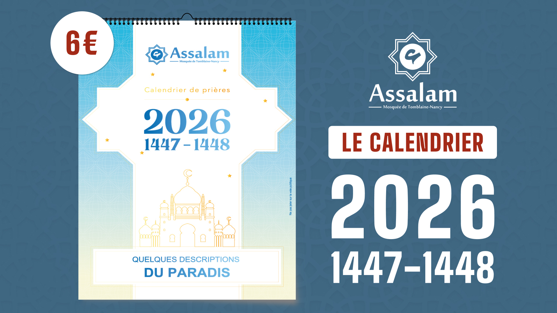 Calendrier 2026