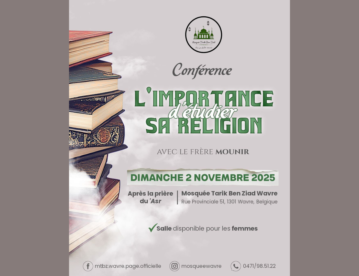 Conférence ce dimanche 02/11