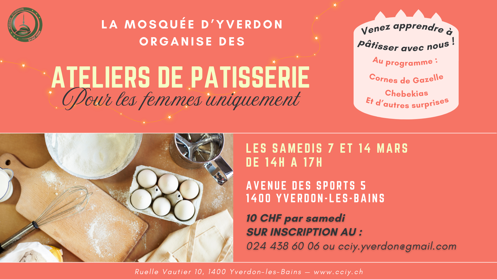 Ateliers de pâtisserie