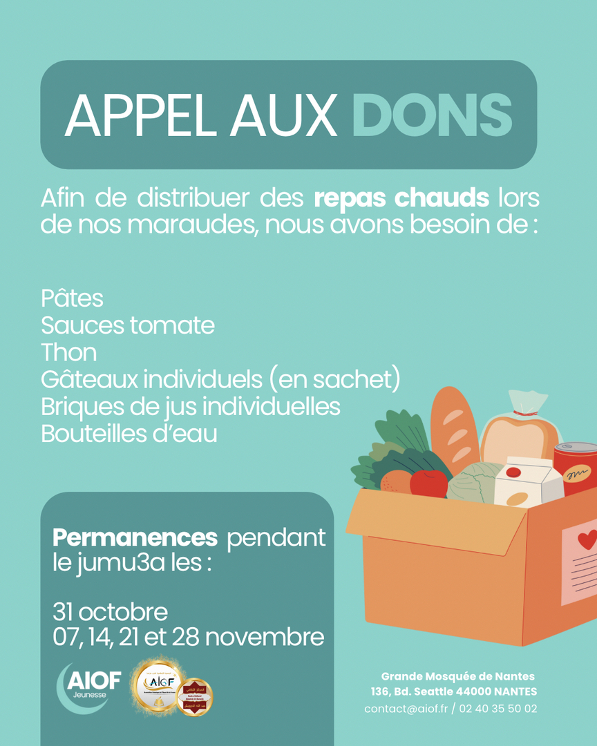 MARAUDES: appel aux dons