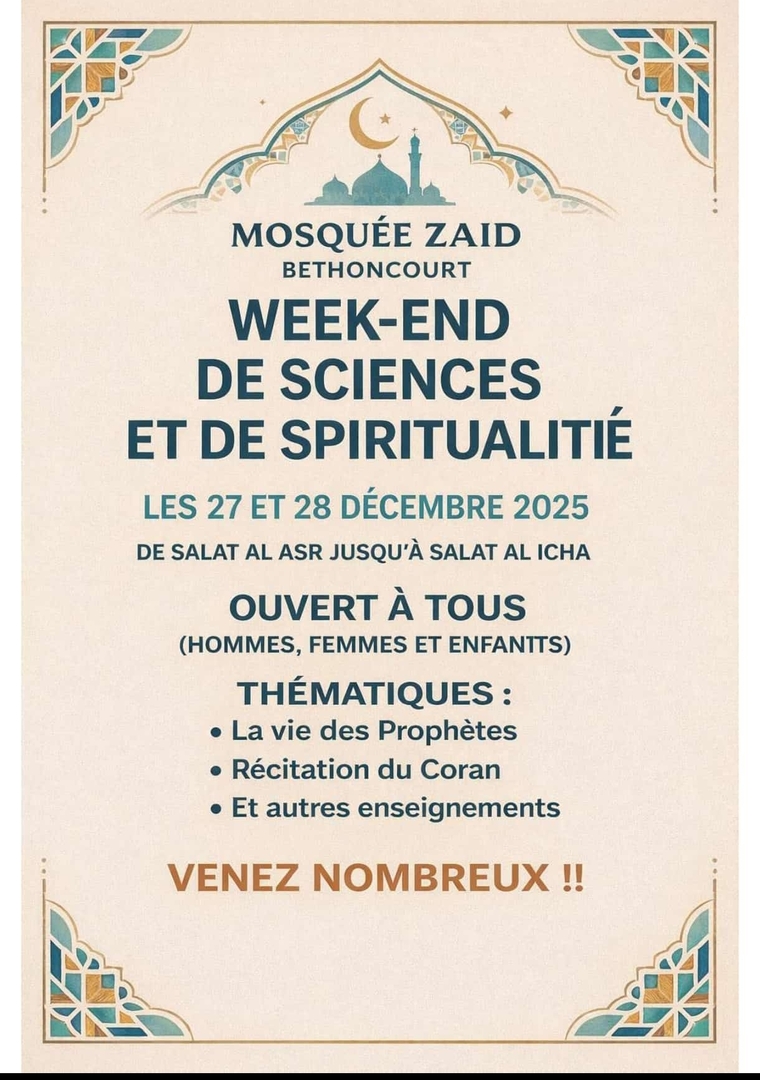 WEEK-END DE SCIENCES ET SPIRITUALITE