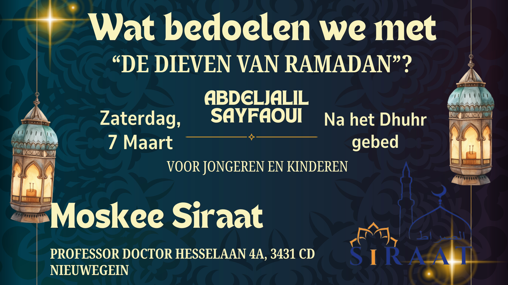 Lezing door Abdeljali