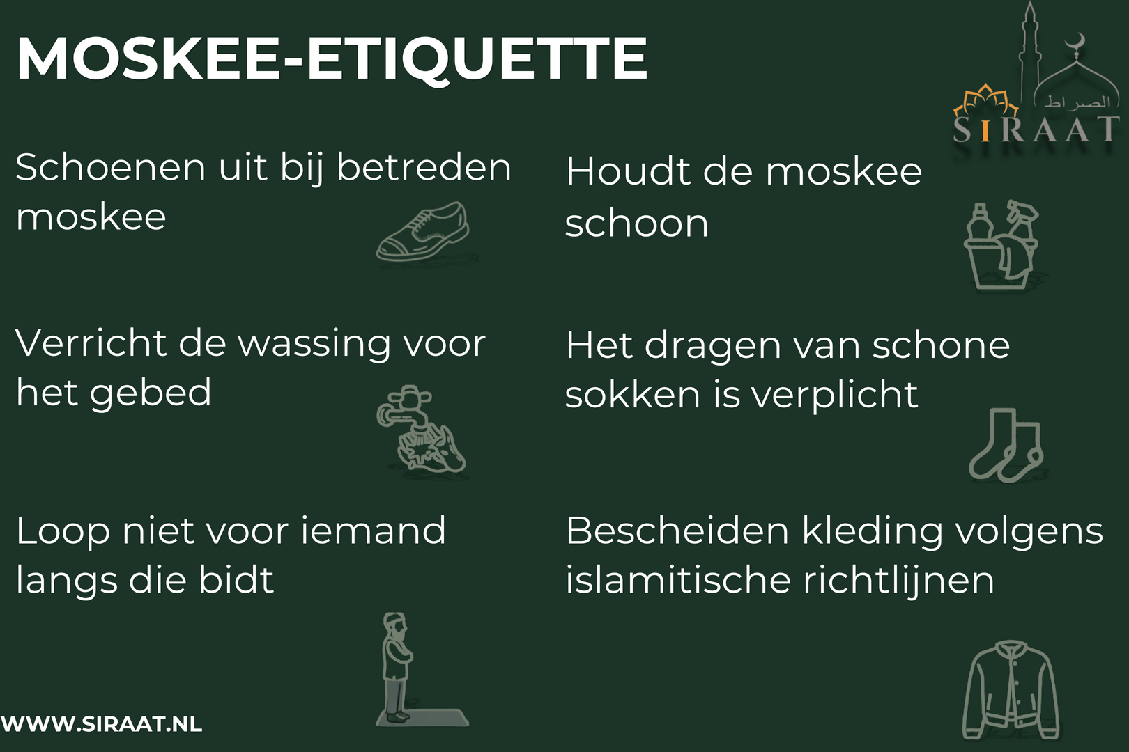 Etiquette 1 tegel adaab